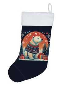 Polar Bear Christmas Christmas Stocking Fireplace Hanging Stockings Christmas Season Party Decor Family Holiday Decorations