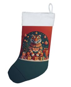 Tiger Christmas Christmas Stocking Fireplace Hanging Stockings Christmas Season Party Decor Family Holiday Decorations