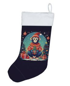 Monkey Christmas Christmas Stocking Fireplace Hanging Stockings Christmas Season Party Decor Family Holiday Decorations