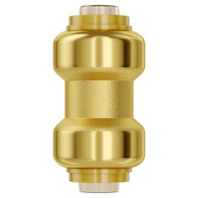 VEVOR Pipe Fittings 1/2" 12PCS Brass Straight-Through Push-Fit for Air System
