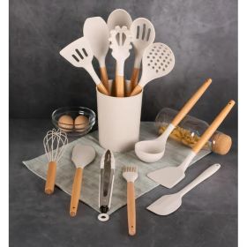 Mainstays 14pcs Cooking Utensil Set with Caddy
